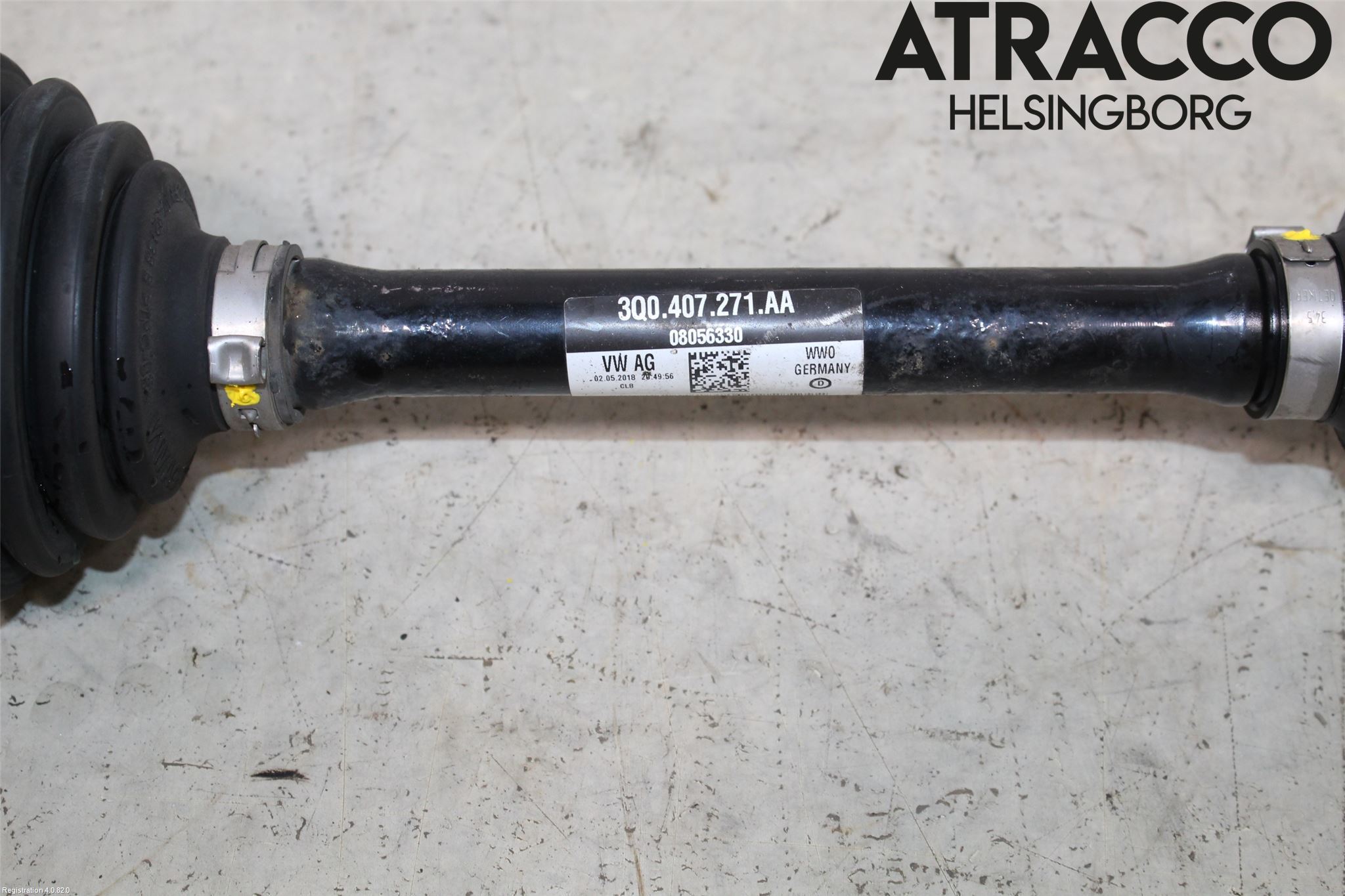 Volkswagen VW PASSAT 15-19 Drivaxel Fram Vänster