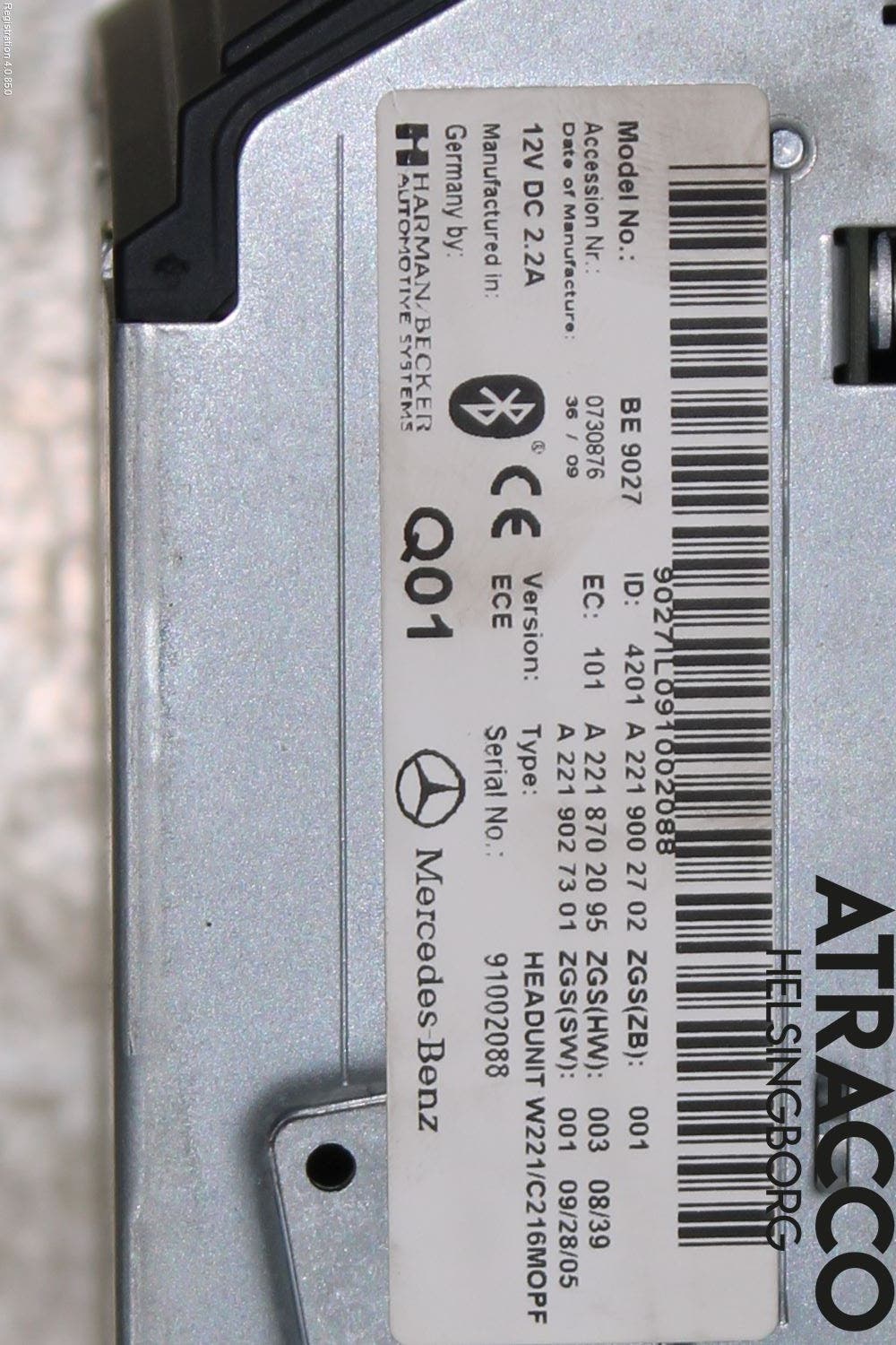 Mercedes-Benz MB S-KLASS (W221) 05-13 Cd Radio - Multimediapanel