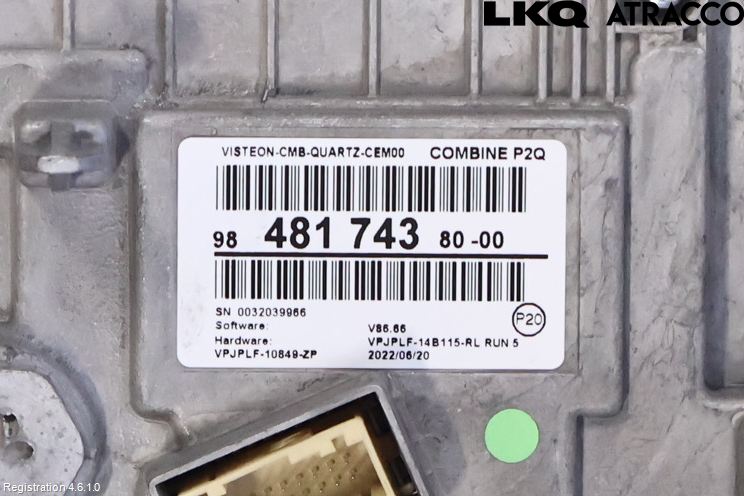 Peugeot 2008/E-2008 20- Instrument Komb