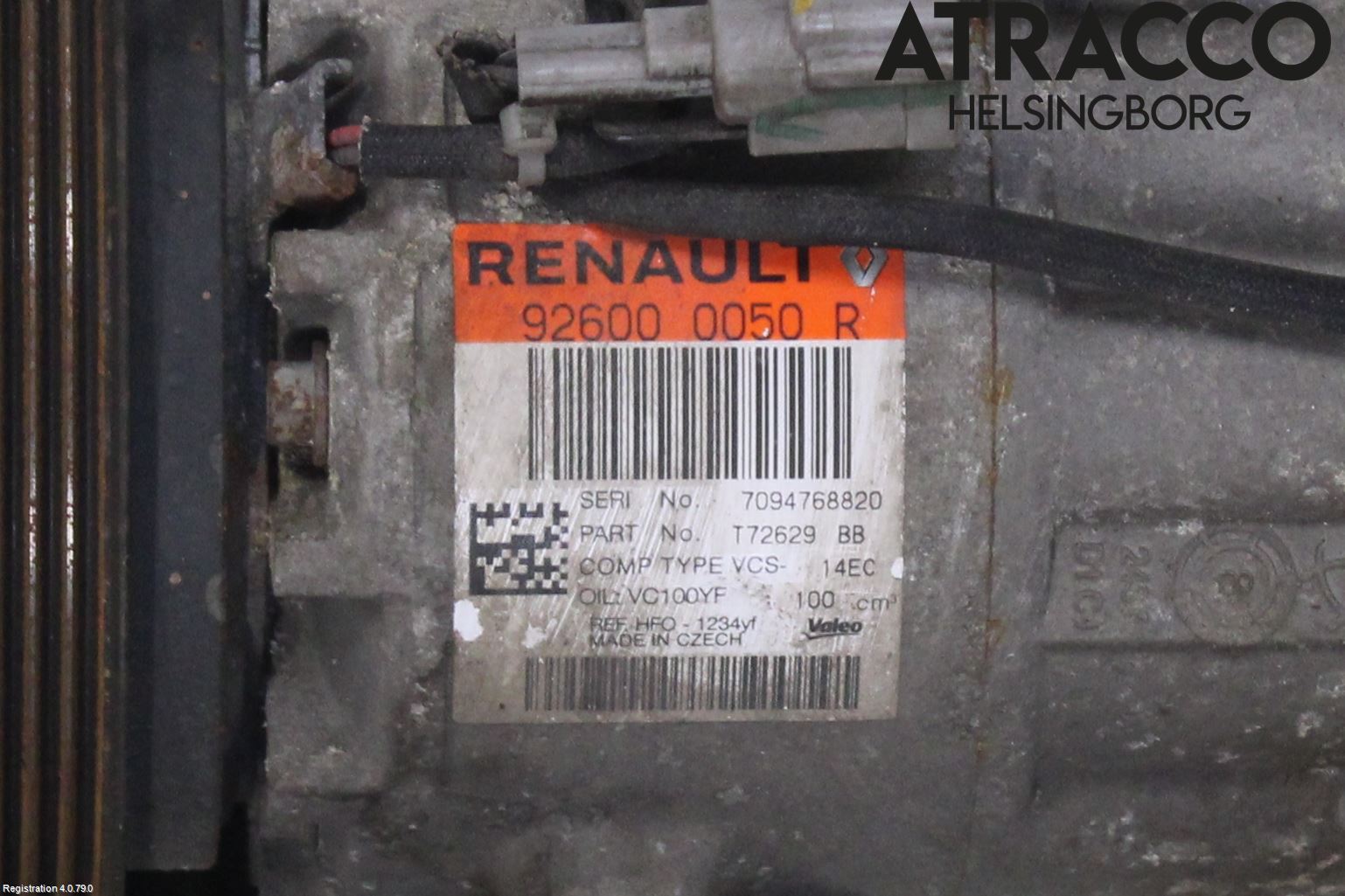 Renault CLIO IV 16-19 Ac Kompressor