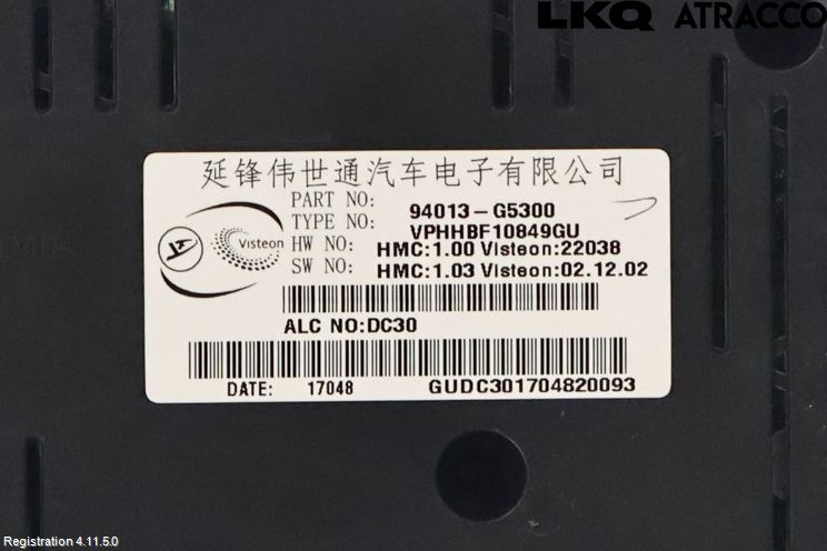 Kia NIRO (DE) 17-22 Instrument Komb