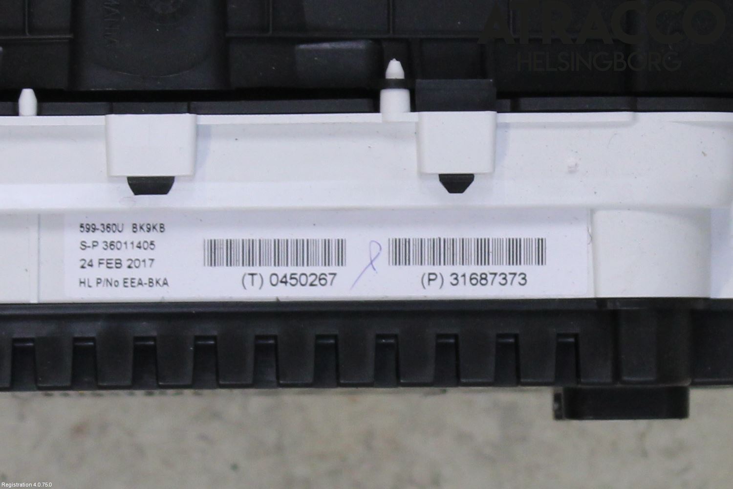 Volvo V40 12-19 Instrument Komb