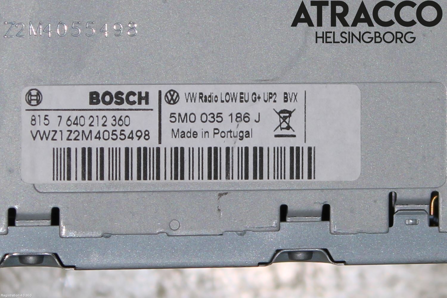 Volkswagen VW TRANSP/CARAVELLE (T5) 04-15 Cd Radio - Multimediapanel