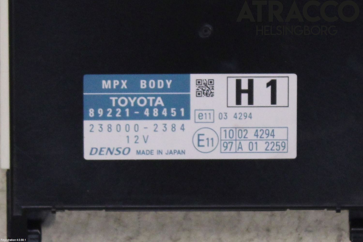 Lexus RX AL10 09-15 Styrenhet Övrigt