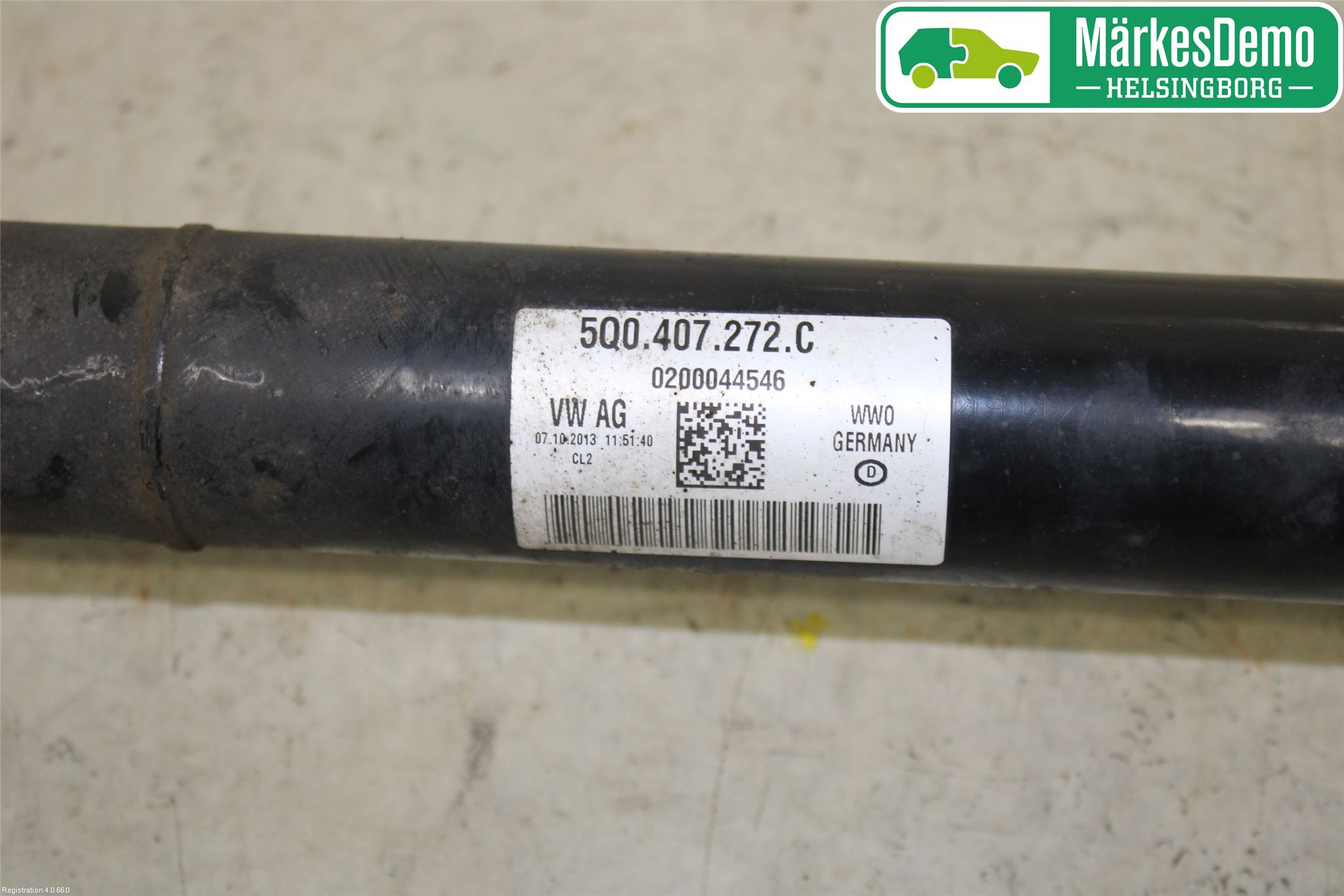 Volkswagen VW GOLF / E-GOLF VII 13-20 Drivaxel Fram Höger