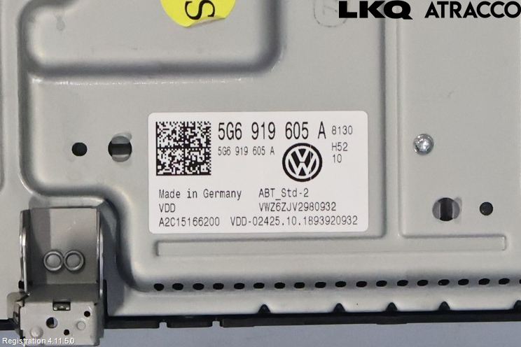 Volkswagen VW GOLF SPORTSVAN 15-20 Multifunktionsdisplay