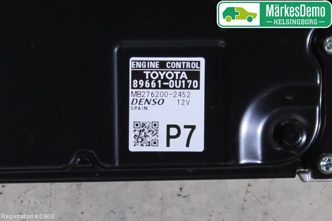 Toyota YARIS XP130 15-20 Styrenhet Insprut Bensin