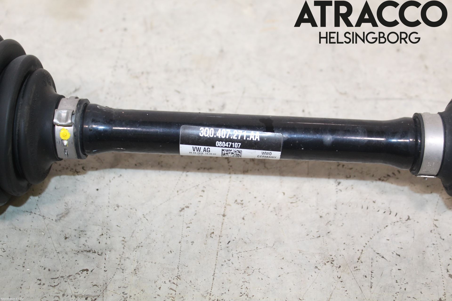 Volkswagen VW PASSAT 15-19 Drivaxel Fram Vänster