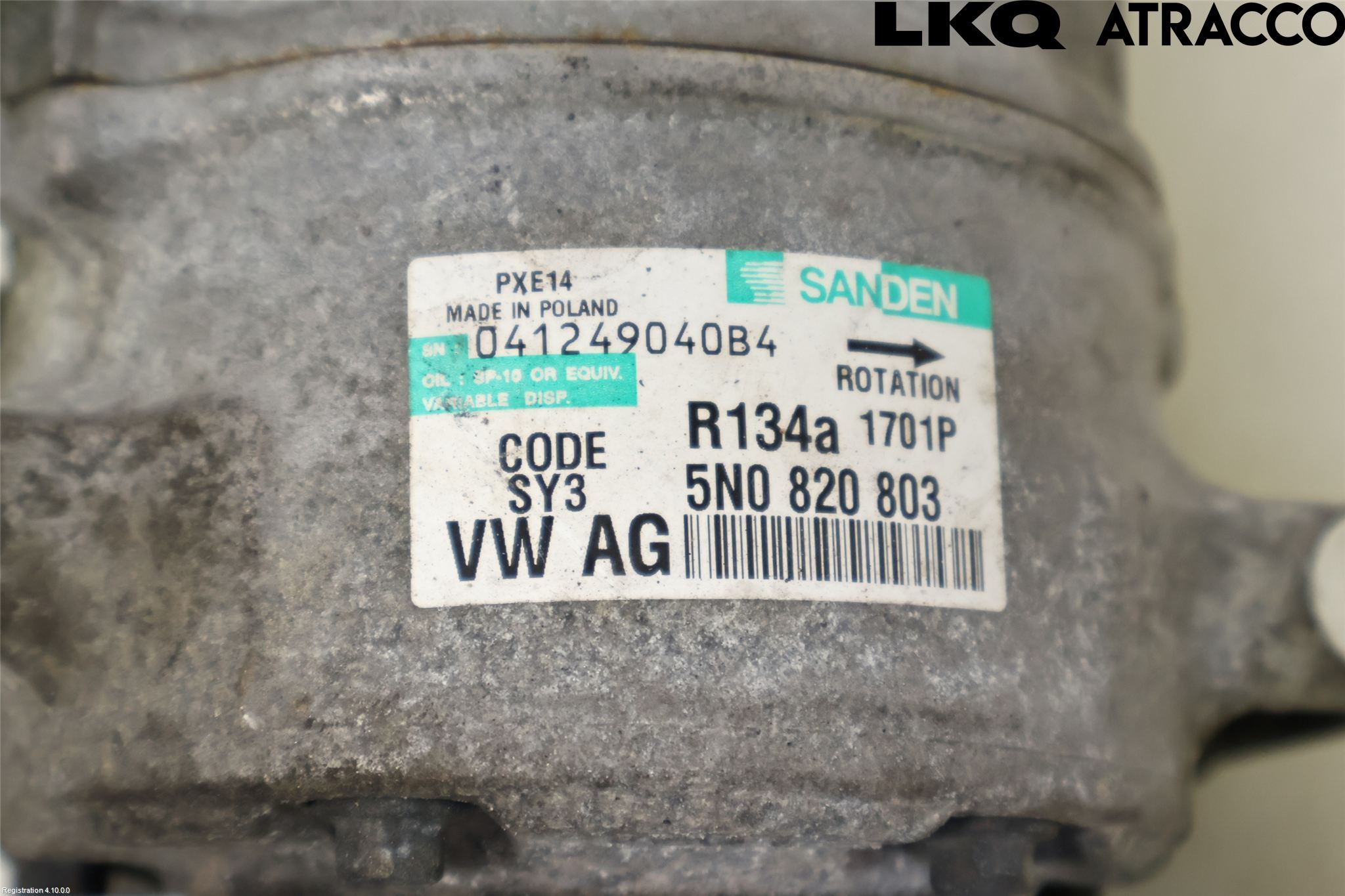 Volkswagen VW GOLF VI 09-13 Ac Kompressor