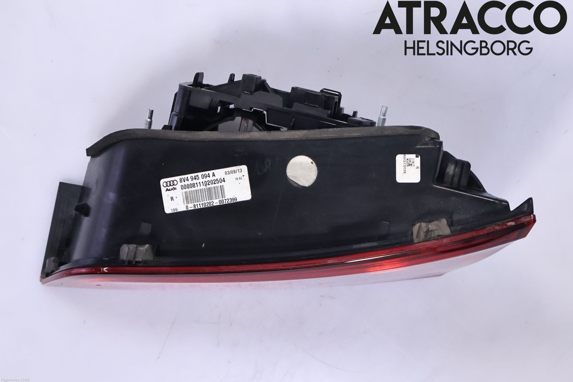 Audi A3/S3 8V 13-20 Bakljus Lucka Hö