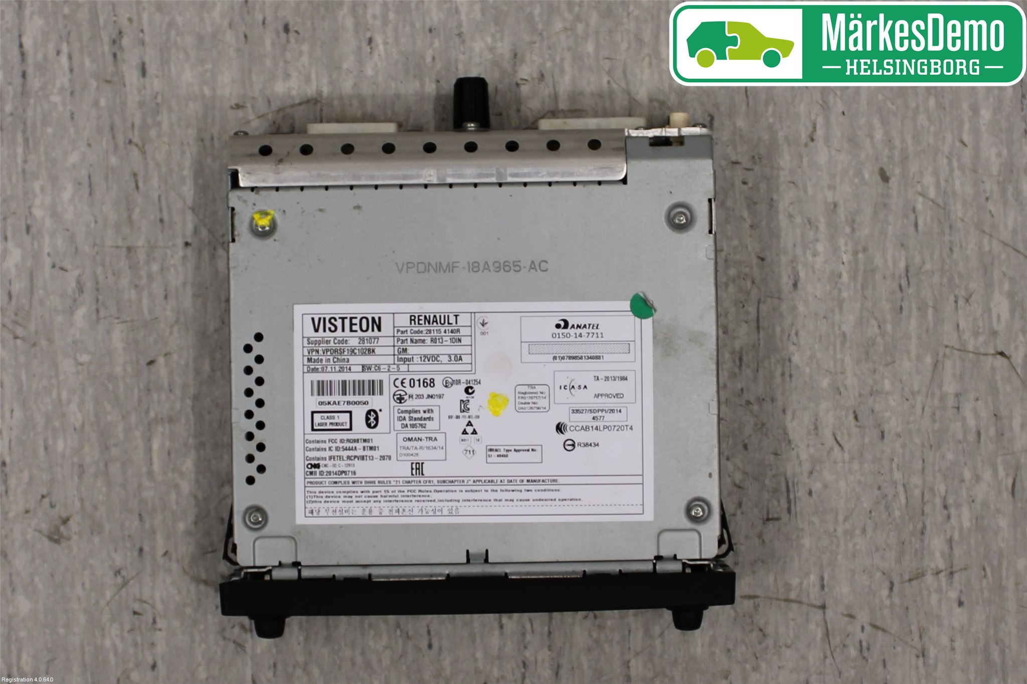 Nissan NV400 12-24 Cd Radio - Multimediapanel