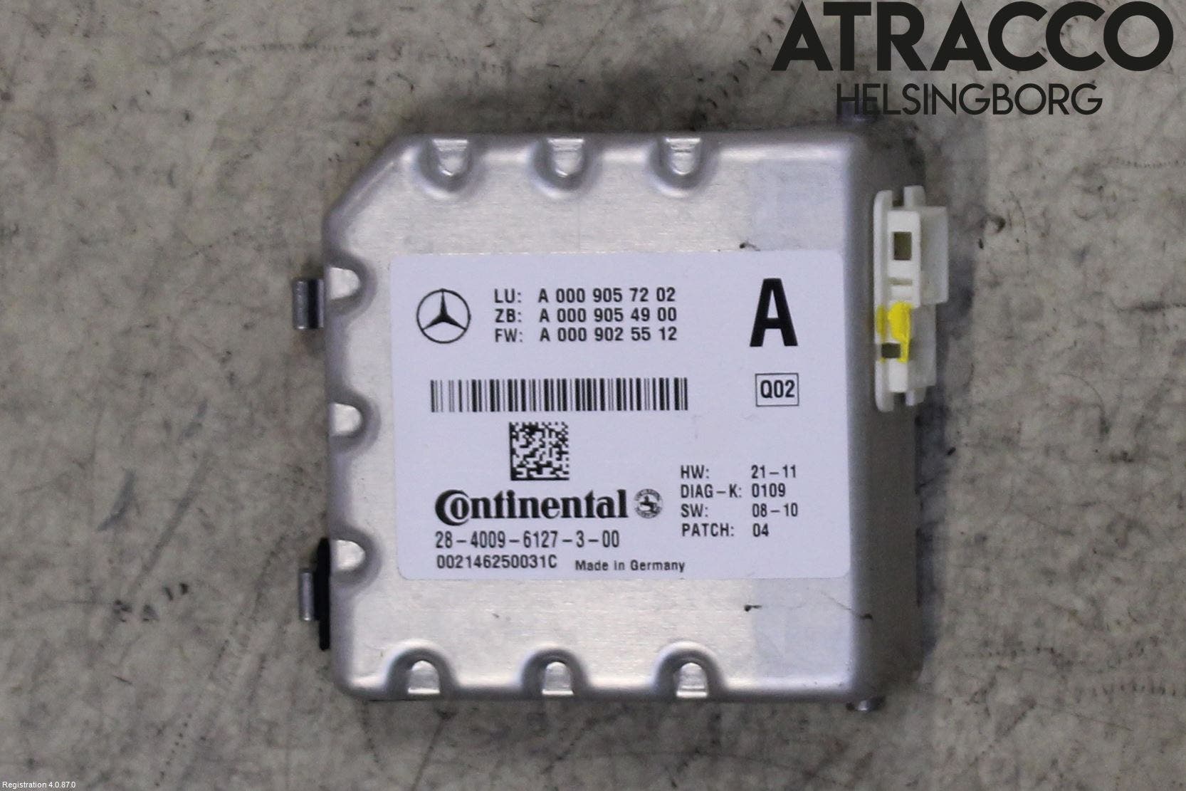 Mercedes-Benz MB CLA-KLASS (C117/X117) 13-19 Sensor Aktivt Kollisionsskydd