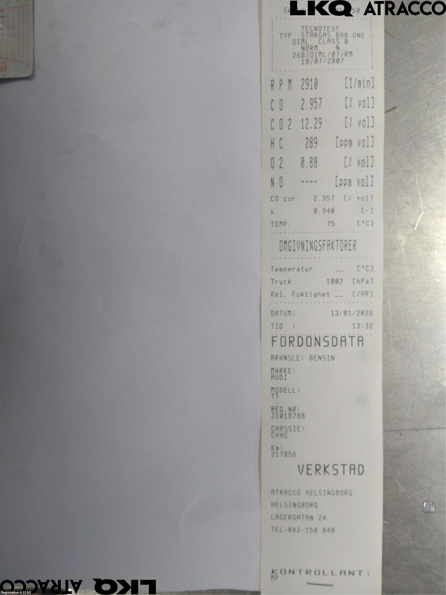 Audi TT/TTS 07-14 Motor Bensin