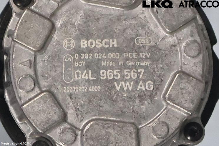 Volkswagen VW TIGUAN 16-24 Värme Cirkulationspump