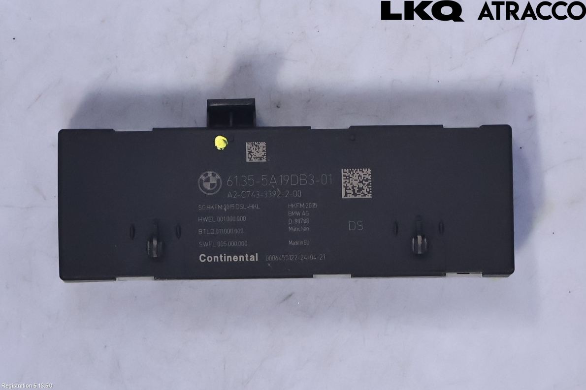 BMW 5 G30/G31/F90 17-23 Styrenhet Baklucka