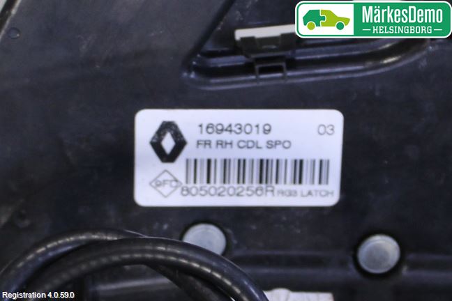 Renault MEGANE IV 16-23 Centrallåsmotor Höger