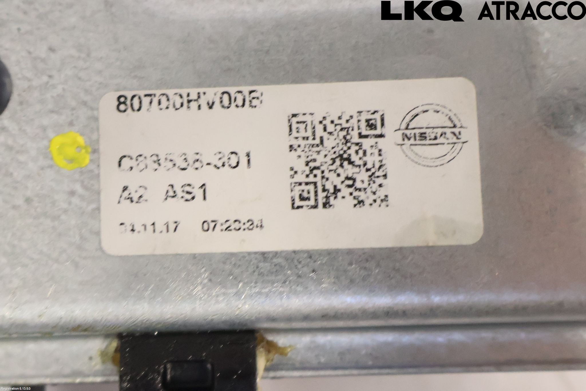 Nissan QASHQAI 17-21 Fönsterhiss El Kompl