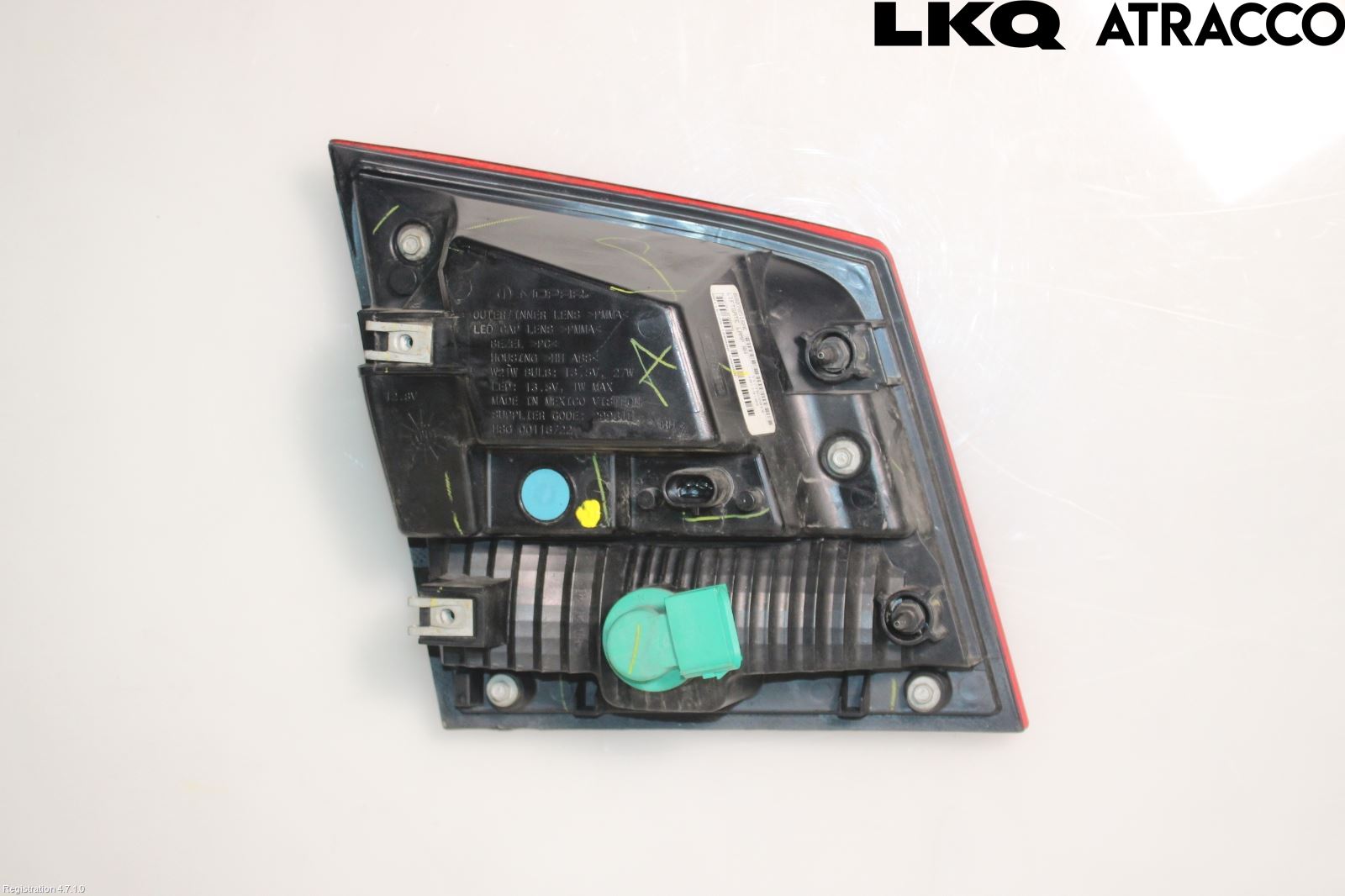 Fiat FREEMONT Bakljus Lucka Hö