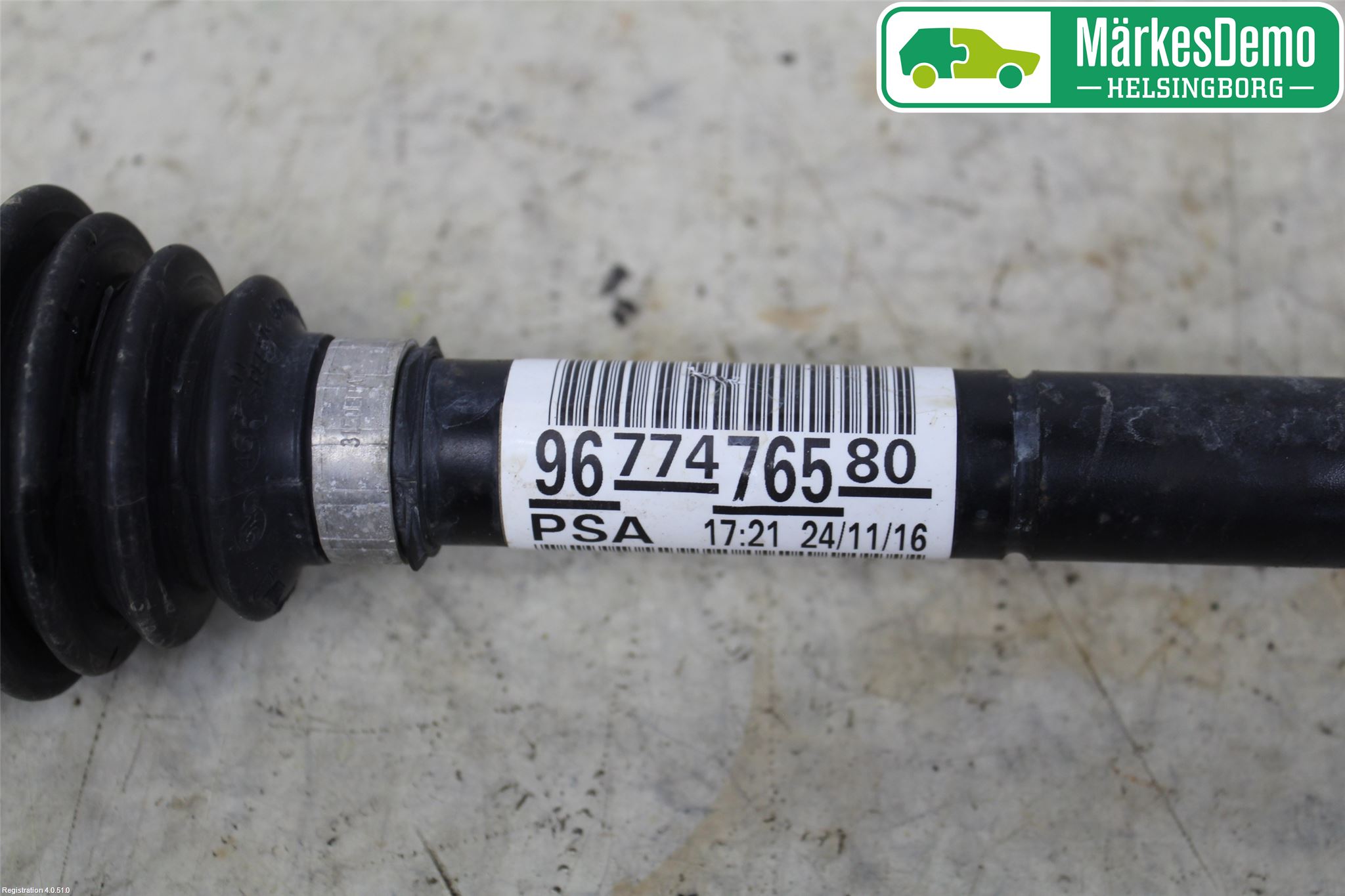 Citroen C4 CACTUS 14-20 Drivaxel Fram Vänster