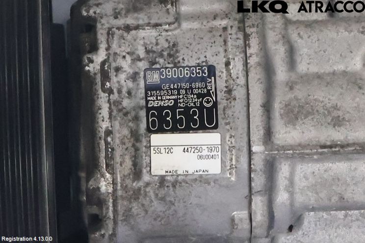 Opel CORSA E 15-19 Ac Kompressor
