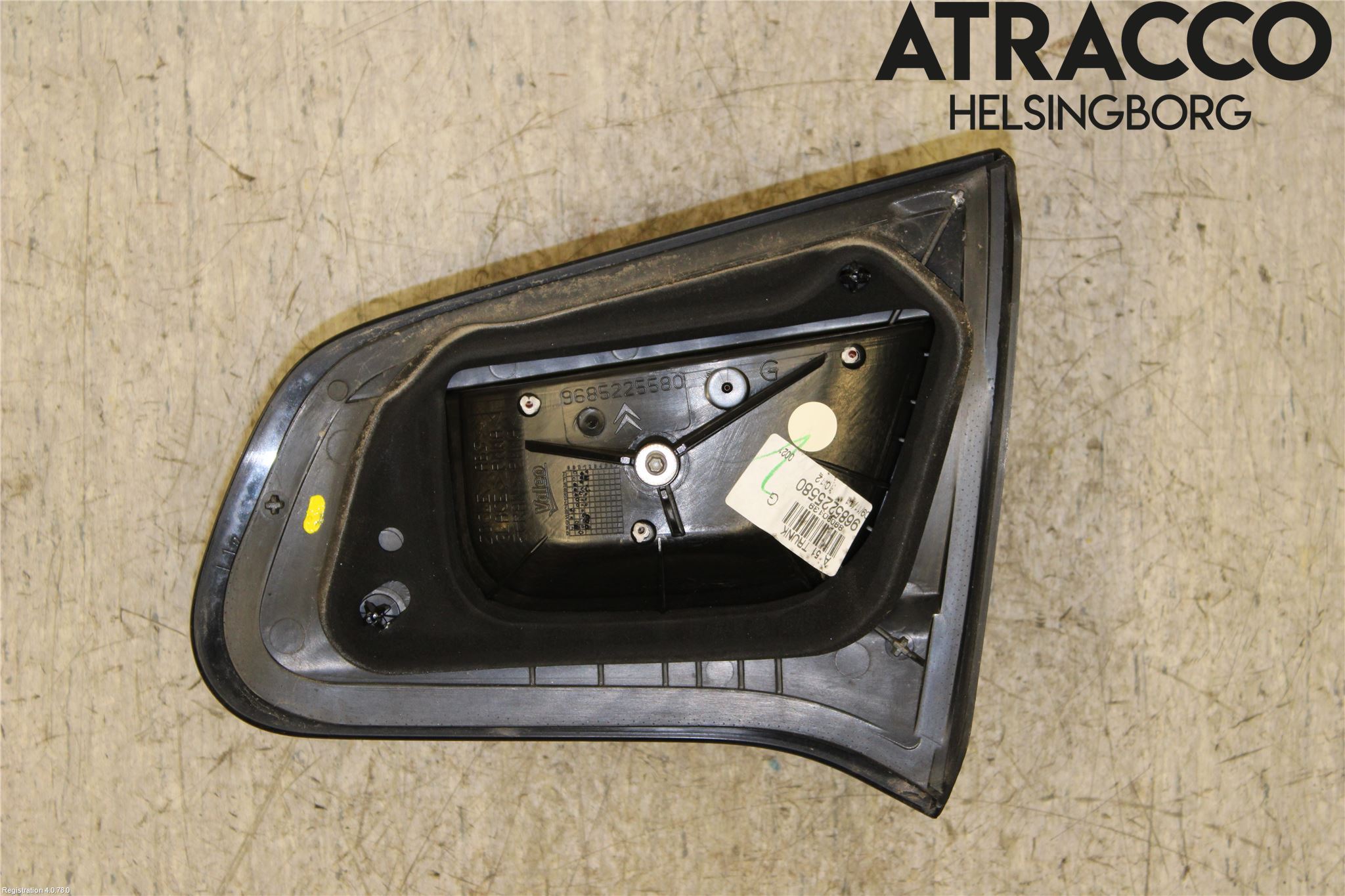 Citroen C3 10-17 Bakljus Lucka Vä