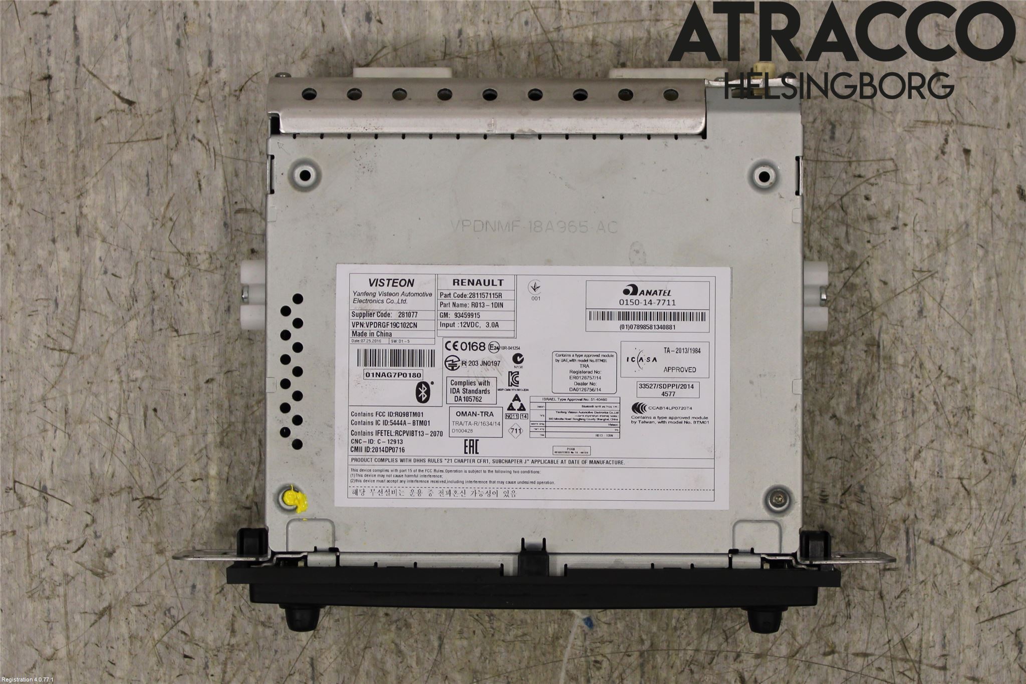 Nissan NV300 16-22 Cd Radio - Multimediapanel