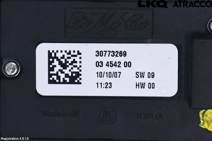 Volvo V70 08-13 Strömställare Elhiss