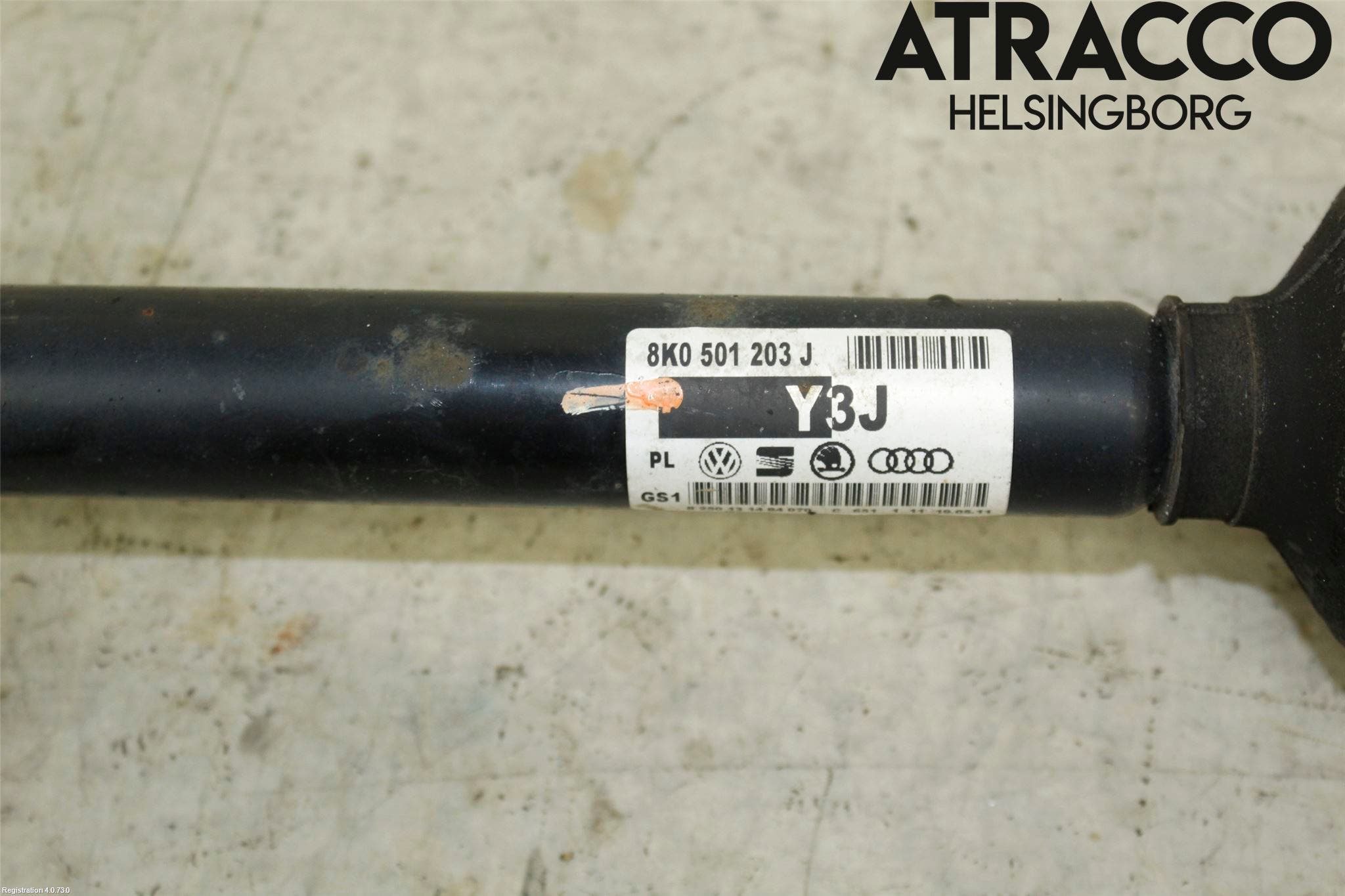 Audi A4/S4 08-11 Drivaxel Bak Höger