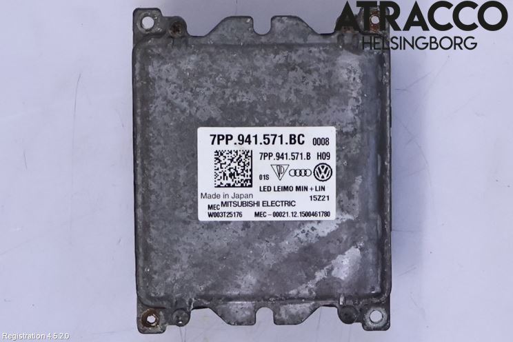 Audi A4/S4 B9 16-19 Styrenhet Strålkastare