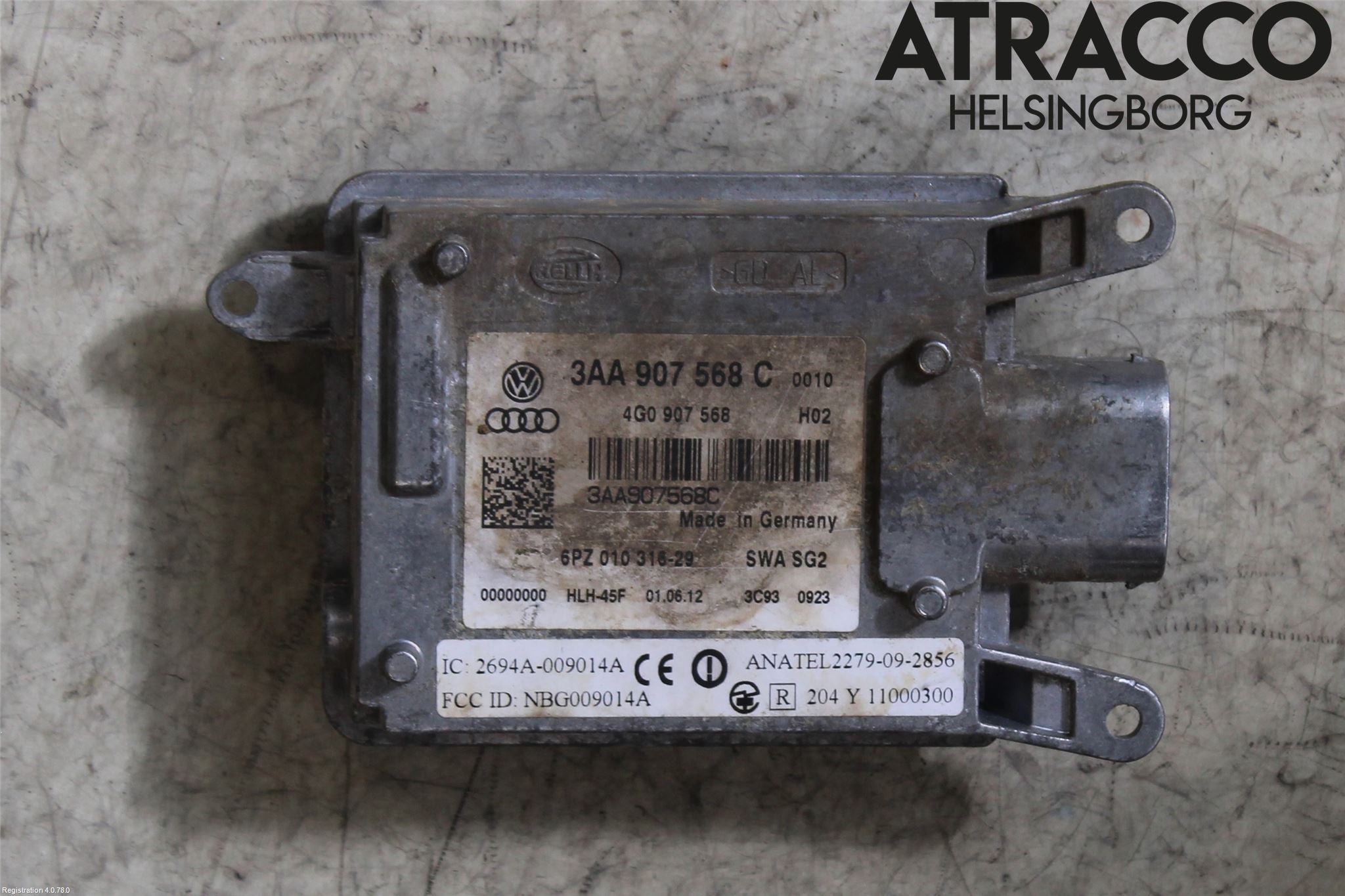 Volkswagen VW PASSAT CC 08-16 Sensor Aktivt Kollisionsskydd