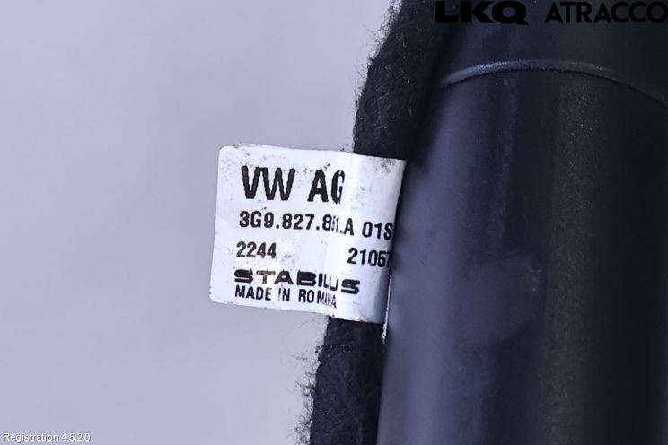 Volkswagen VW PASSAT 15-19 Bakluckeöppnare Automatisk