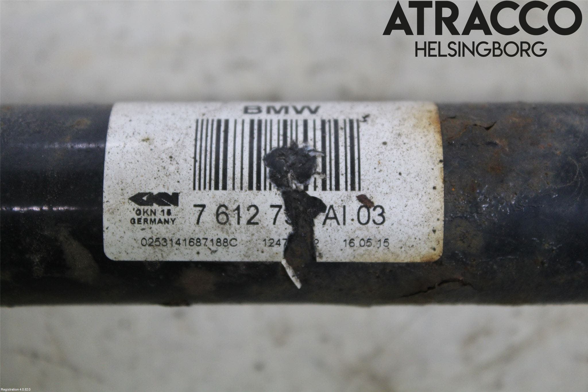 BMW X3 F25 10-17 Drivaxel Bak Höger