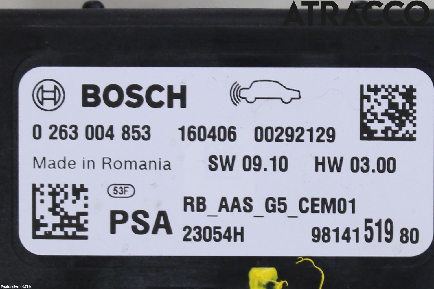 Peugeot PEUGOT 208 16-19 Styrenhet Parkeringshjälp