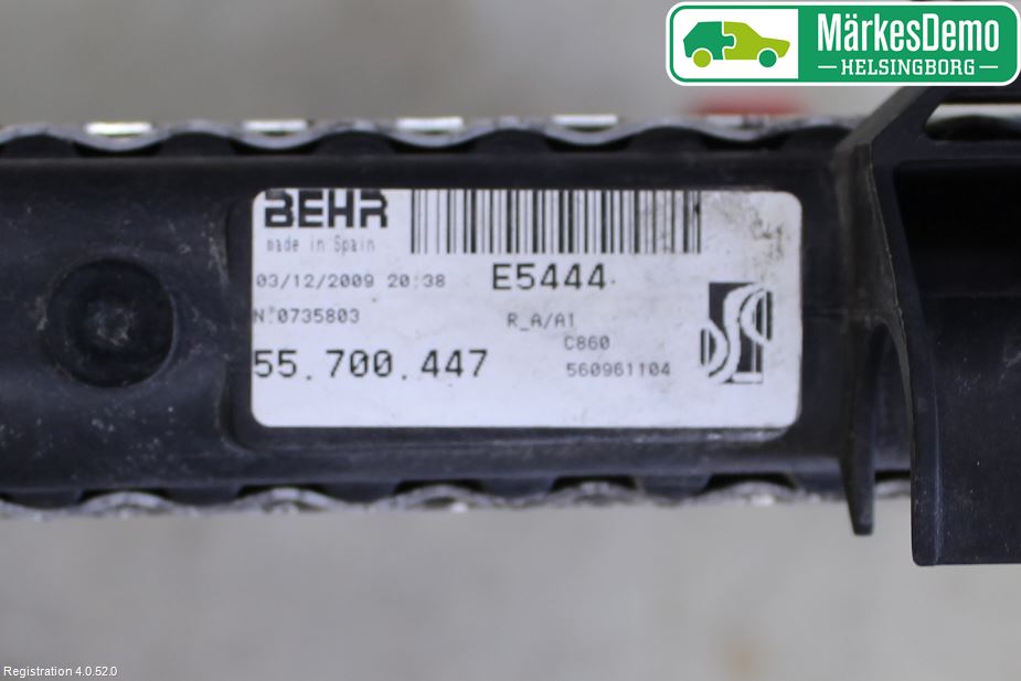 Fiat PUNTO EVO 10-12 Kylare Man