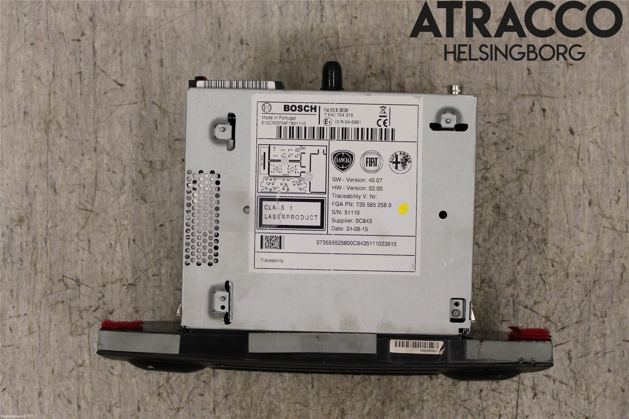 Fiat 500 07- Cd Radio - Multimediapanel