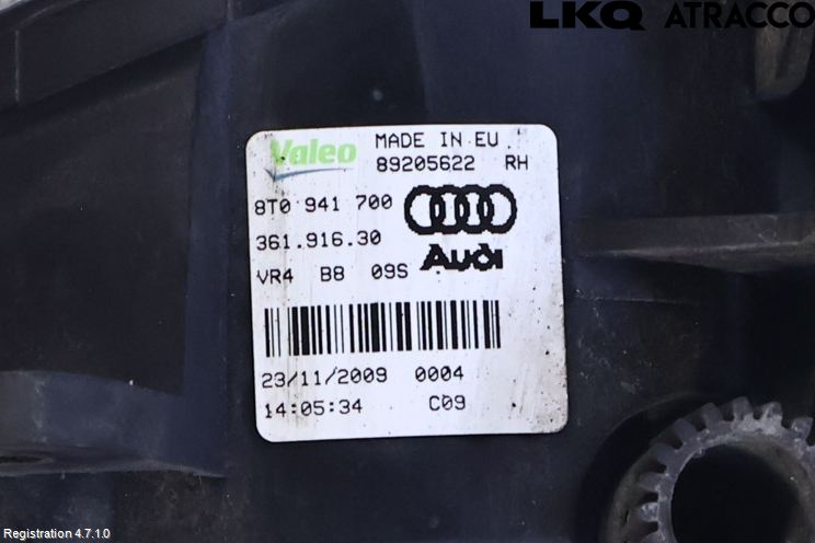 Audi A5 07-16 Dimljus-Varselljus Fram