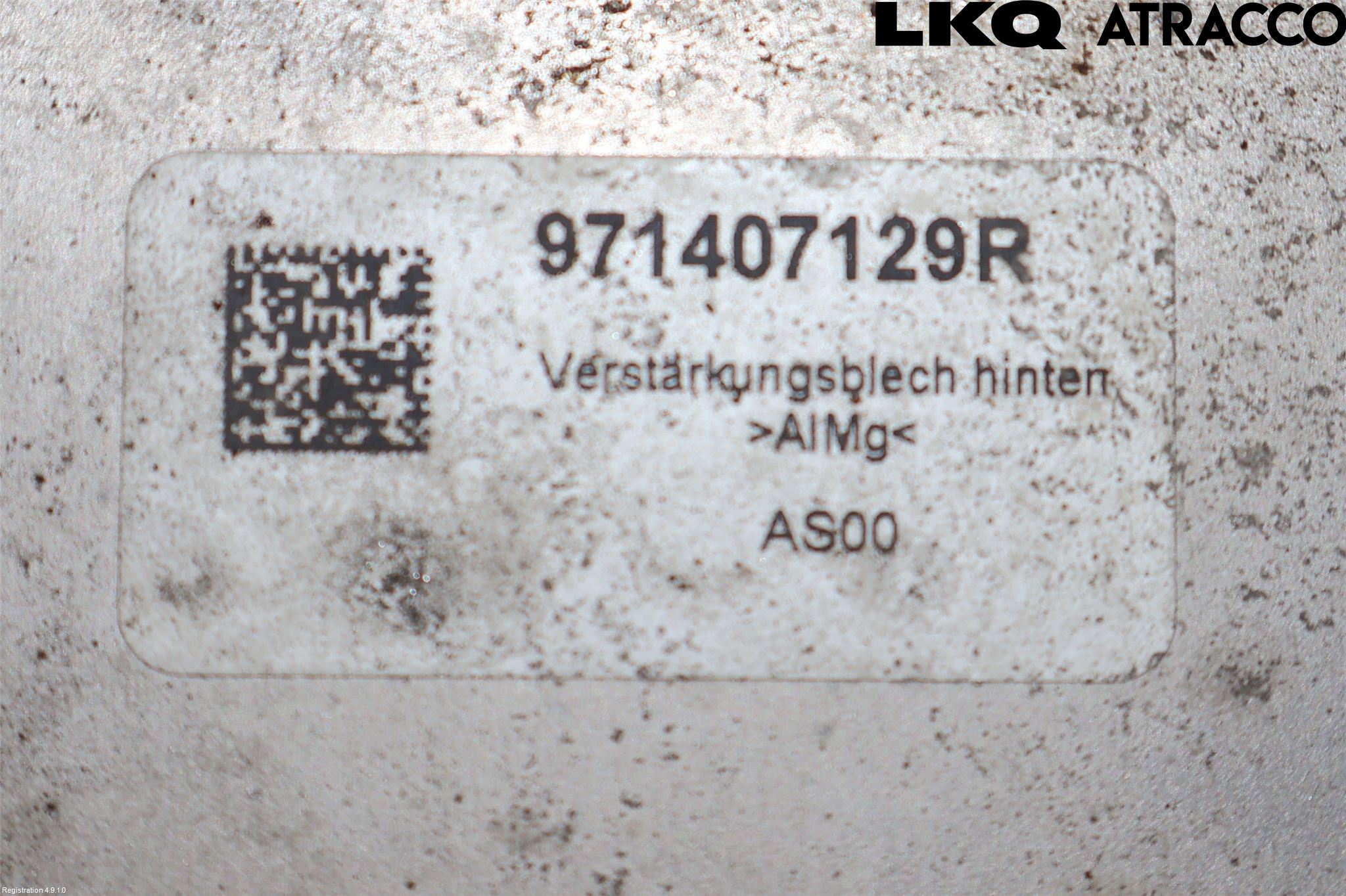 Porsche PANAMERA 09- Hasplåt Plåt-Plast