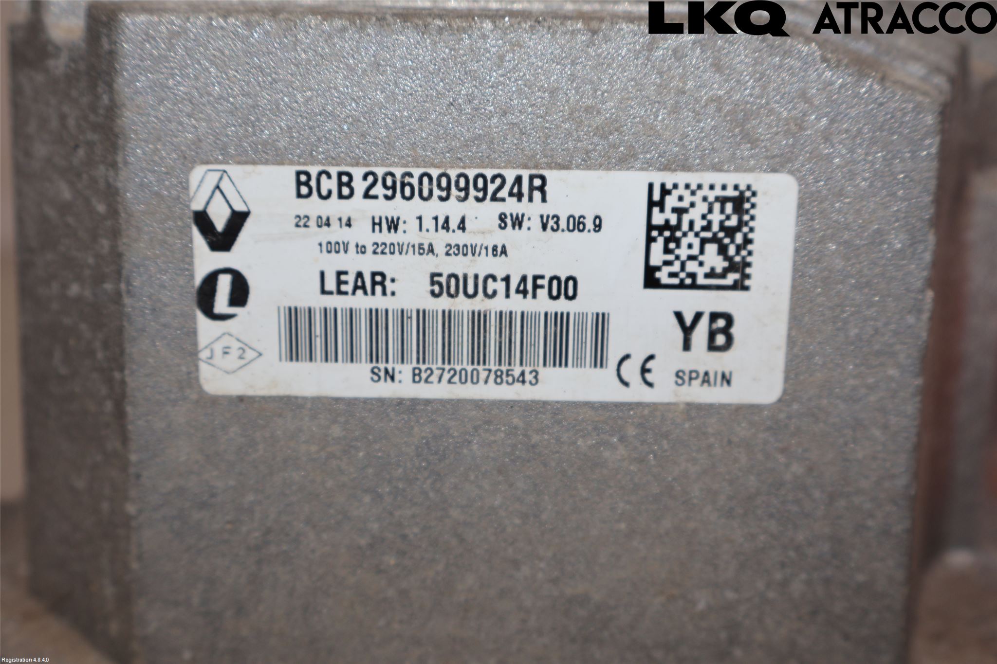 Renault KANGOO II 08-14 Batteriladdare Högspänning