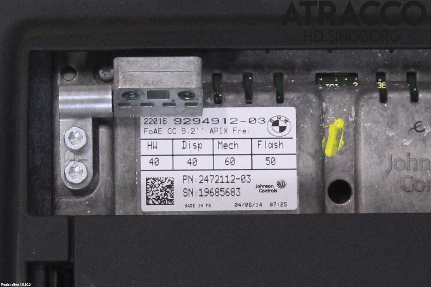 BMW X5 F15 13-18 Bildskärm