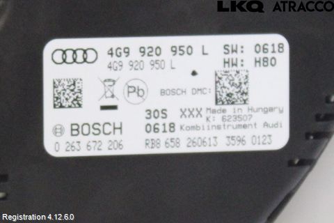 Audi A6 ALLROAD 12-18 Instrument Komb