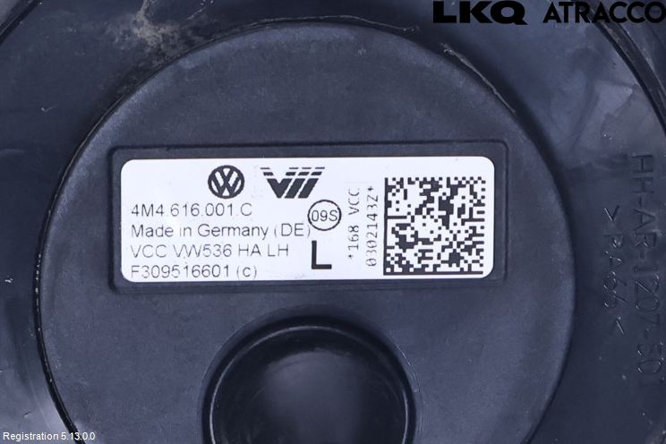 Volkswagen VW TOUAREG CR 18- Nivå-Luftfjädring Bälg