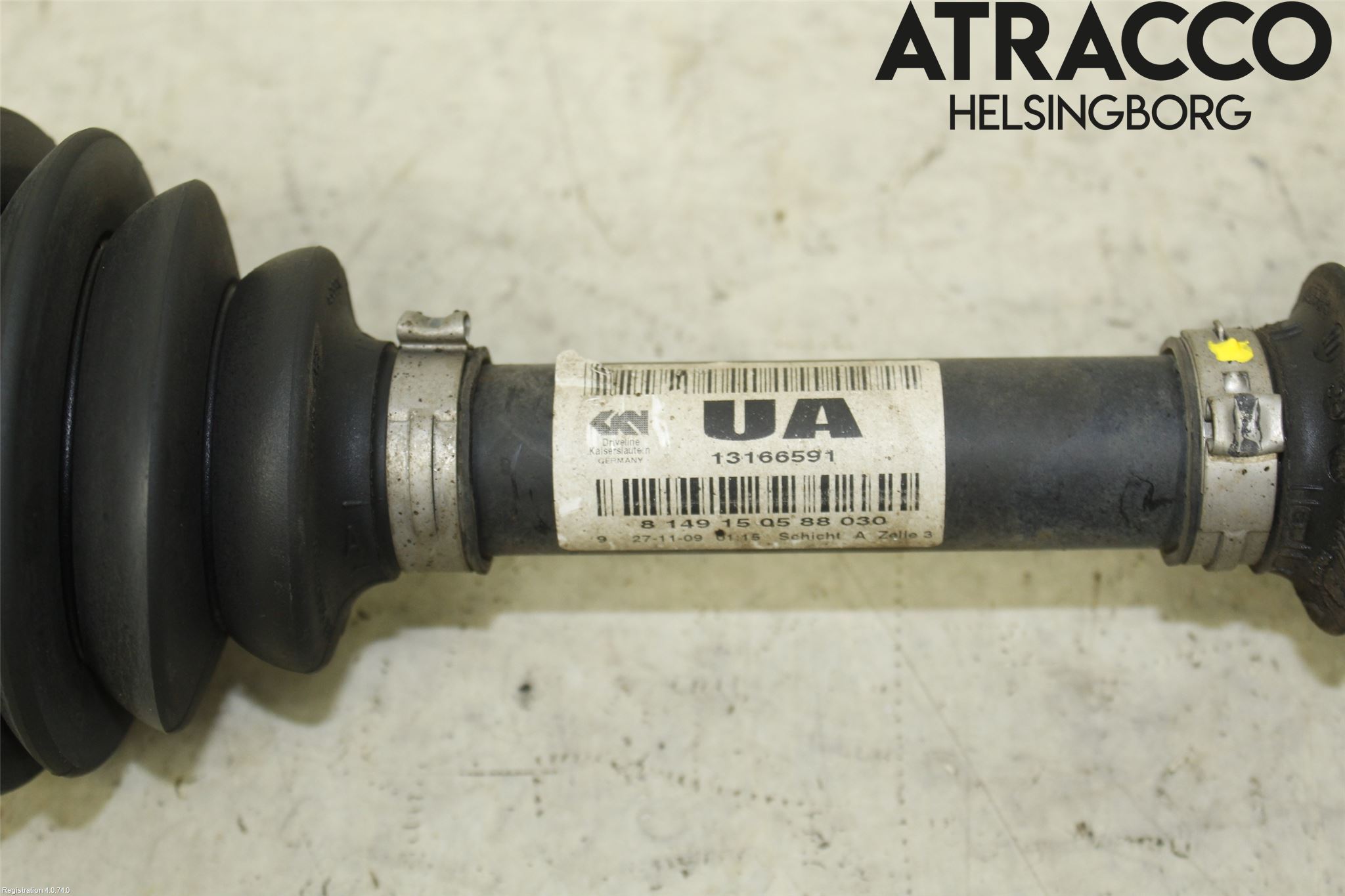 Saab 9-3 VER2/VER3 08-15 Drivaxel Fram Höger