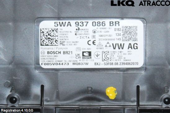 Volkswagen VW CADDY 21- Komfort Styrdon