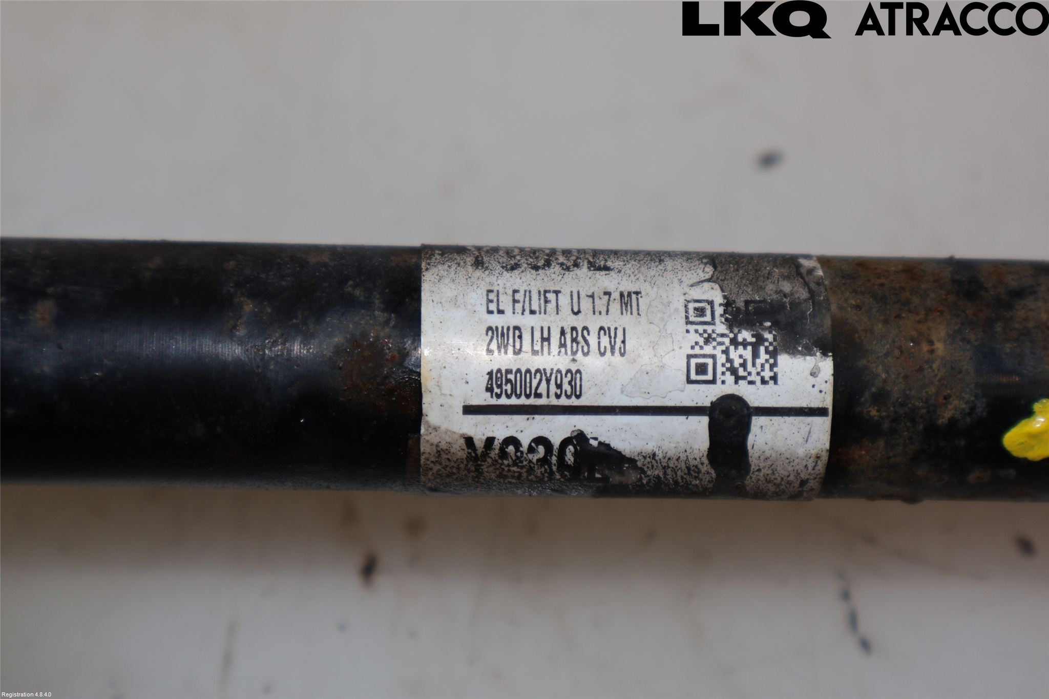 Kia SPORTAGE (SL) 11-15 Drivaxel Fram Vänster