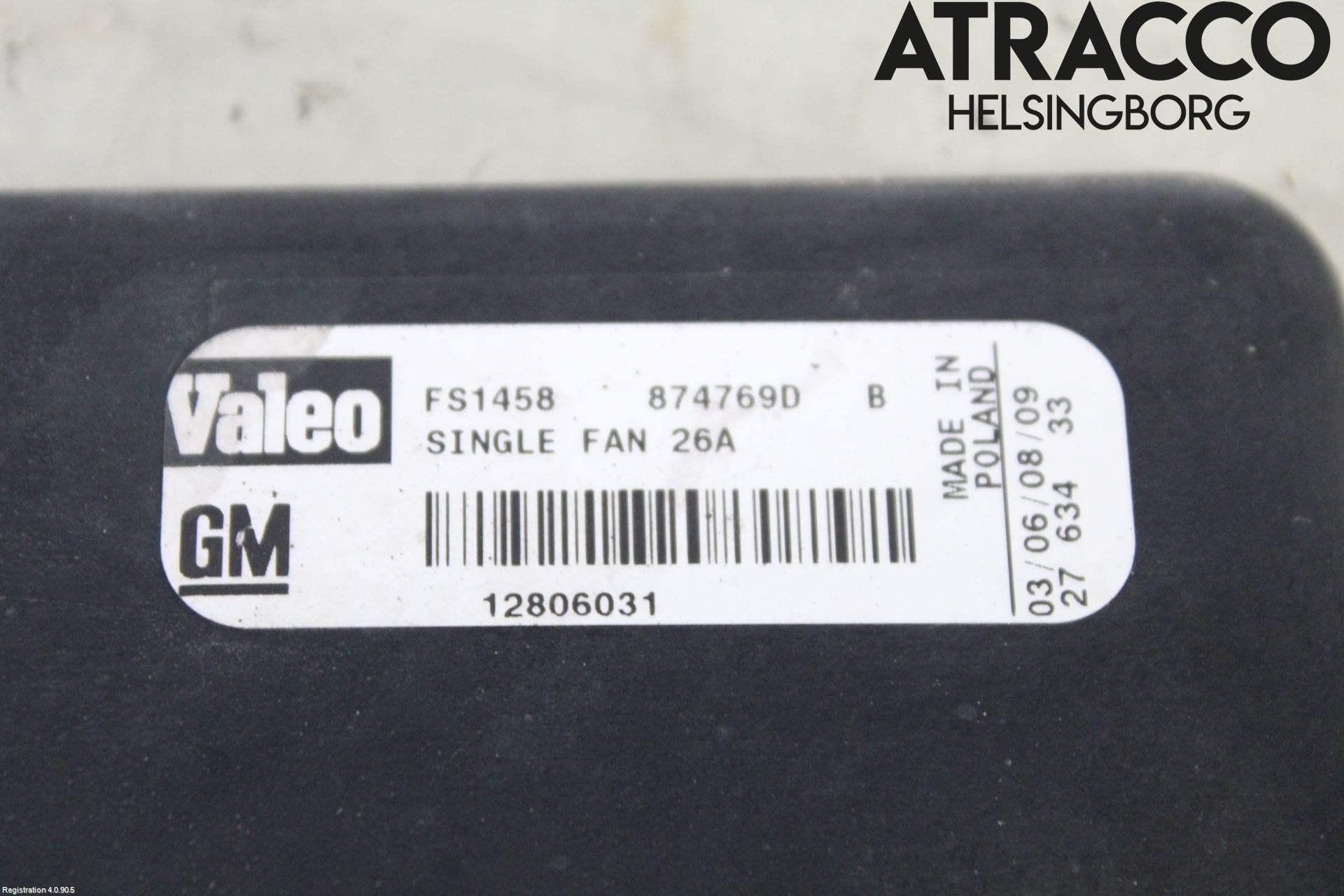 Saab 9-3 VER2/VER3 08-15 Kylfläkt El