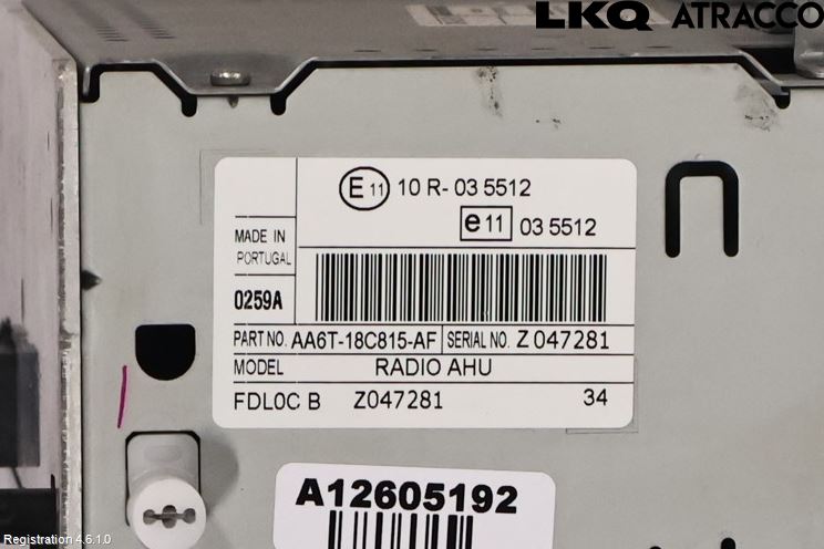 Ford FIESTA 09-12 Cd Radio - Multimediapanel