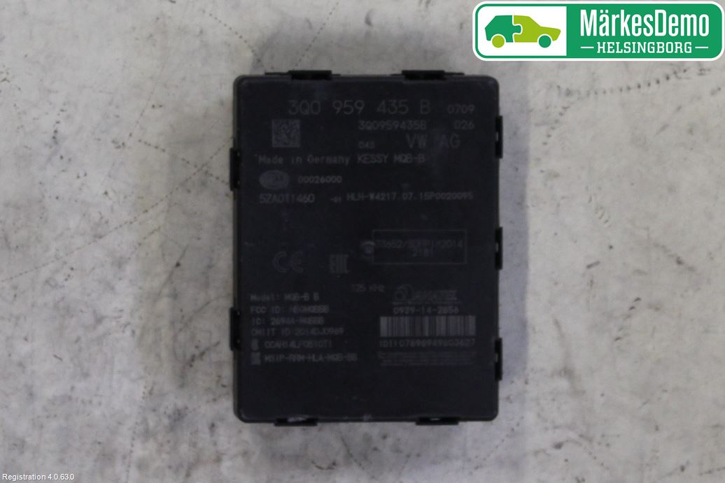 Volkswagen VW PASSAT 15-19 Styrenhet Nyckellöst System