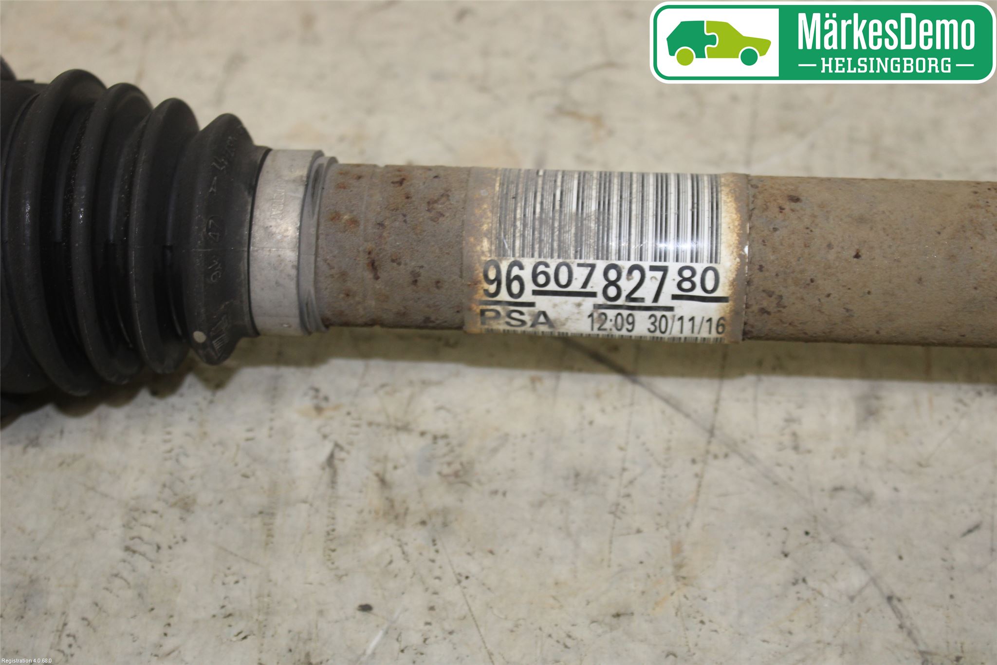 Peugeot PARTNER 16-18 Drivaxel Fram Vänster