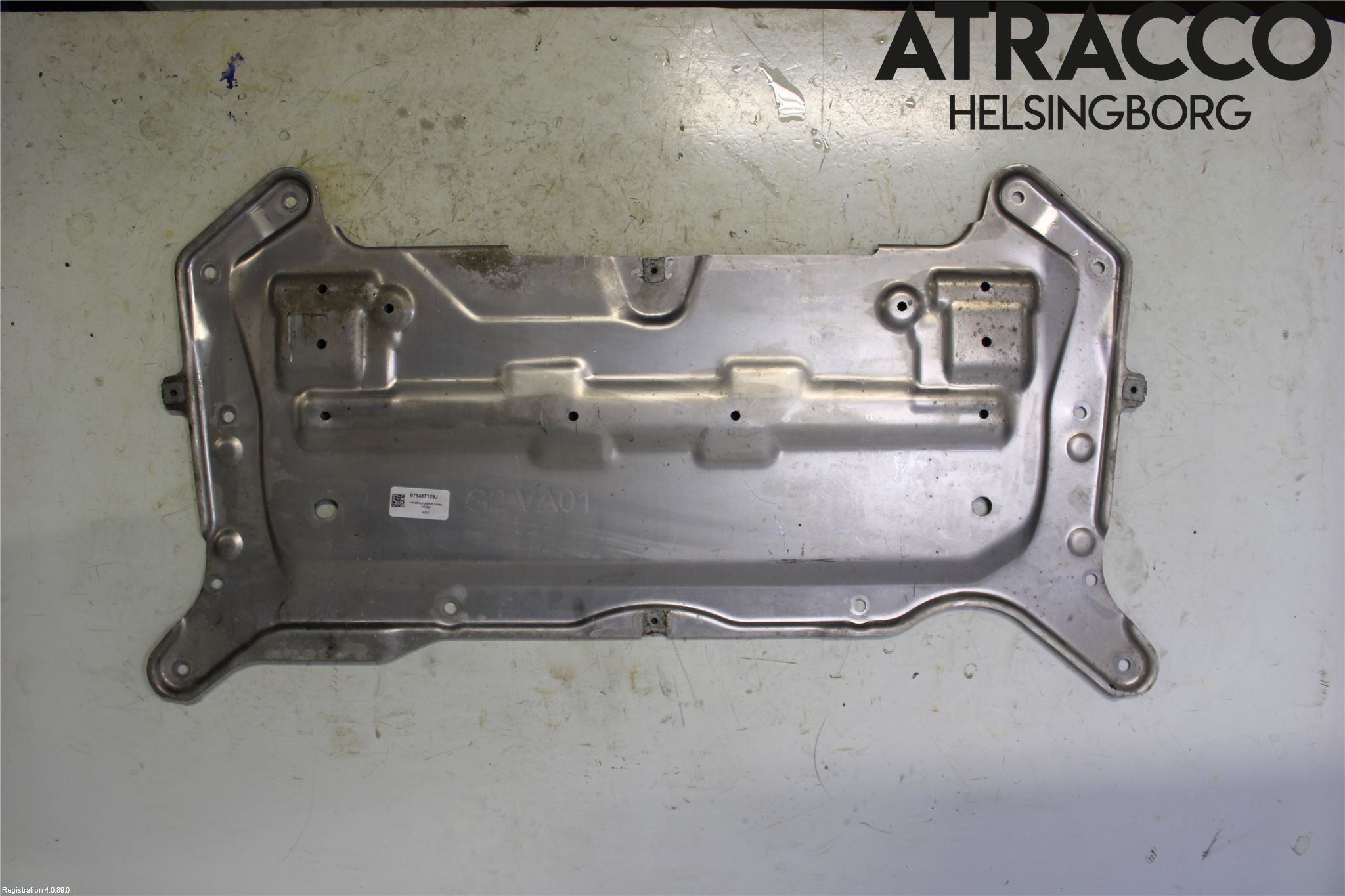 Porsche PANAMERA 09- Hasplåt Plåt-Plast