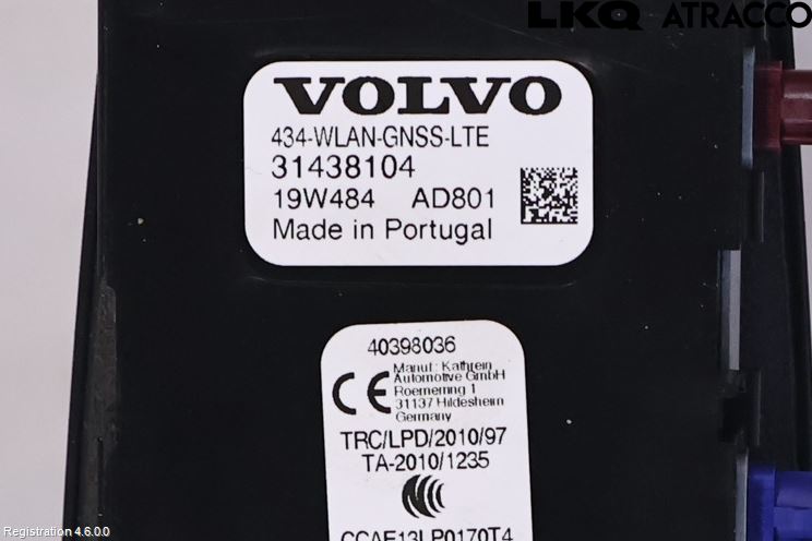 Volvo V60 19- Antenn